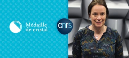 Gaëlle Poignand, lauréate de la médaille de cristal du CNRS